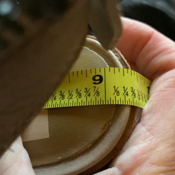 DOLCE VITA Leather Port Booties open toe Taupe 6.5 - Picture 13 of 14